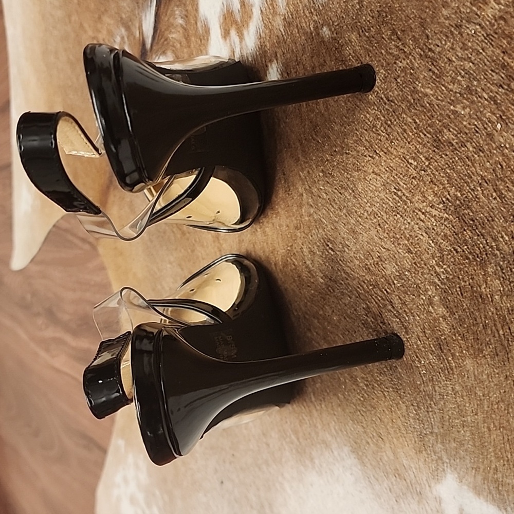 CLEAR PVC SLINGBACK PUMP - Picture 8 of 10